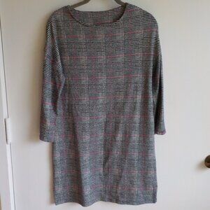 Dress by Casual Collections - Size 4 - Plaid - Red/Black/White - Winter  (432)